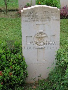 TRINCOMALEE WAR CEMETERY - YENDALL, RICHARD L.